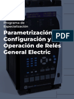 Programa de Especialización Parametrización, Configuración y Operación de Relés GE