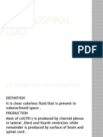 Cerebrospinal Fluid