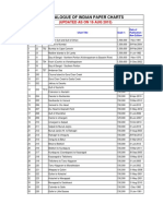 Catalogue Chart