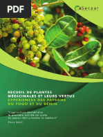 Recueil Des Plantes Médicinales Et Leurs Vertus Expérience TOGO BENIN