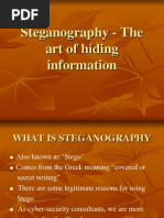 Steganography - The Art of Hiding Information