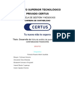 Ficha de Análisis de Puestos Laborales. Dependiendo Al Puesto Que Postula