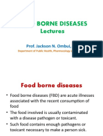 Lecture 6 - Food Borne Diseases