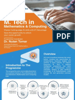 M.Tech-in Mathematics & Computing