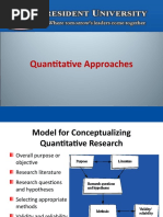 Quantitative Approach