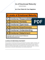 Six Levels of Emotional Maturity