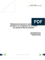 Desburocratização-E-Abordagem Sistêmica Na Concessão de Alvarás No Rio de Janeiro