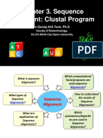 Chapter 3 Alignment Bioinformatics DR - Tuan LMS 2022