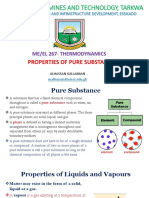 5 - MC 267-THERMODYNAMICS (Propertiesofpuresubsatnces)