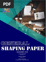 General Shaping Paper