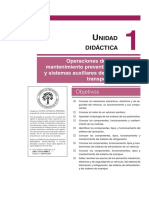 Operaciones de Diagnosis y Mantenimiento Preventivo Del Motor y Sistemas Auxiliares Del Vehiculo de Transporte Sanitario