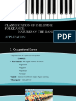 Classification of Philippine Folkdance