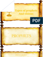 Types of Prophets and Visions