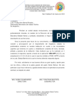 Oficio Solicitud de Necesidades Urgente Gobernador Uee Salias y Landaeta 2022