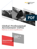 Global Professional Accountant ACCA Brochure