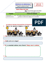 Ficha Reli - Lunes 29 de Agosto Del 2022 - 2do