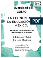 La Economía de La Educación en México