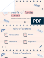 Parts of For The Speech