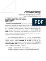 Demanda Juicio Contencioso Administrativo