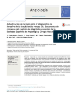 Actualización de La Guía para El Diagnóstico No Invasivo de La Insuficiencia Venosa