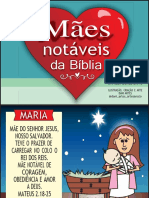 Livro Mães Da Bíblia Atividades