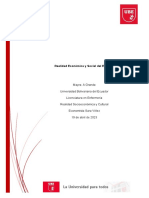 Realidad Económica y Social Del Ecuador