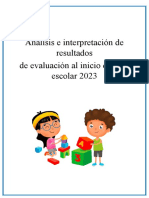 Analisis e Interpretacion de EVALUACIÓN DIAGNOSTICA 2023