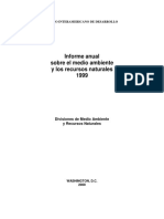 Informe Anual Sobre El Medio Ambiente y Los Recursos Naturales 1999