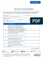 Antibiotic Time-Out Checklist