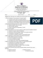 q4 p1 Researchproject 12 District Summative-Tos-Answer Key