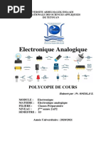 Chapitre I Quadripoles 2020 2021