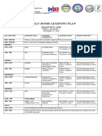 Weekly Home Learning Plan.