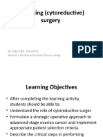 Debulking (Cytoreductive) Surgery