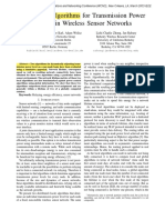 Distributed Algorithms For Transmission Power Control in Wireless Sensor Networks