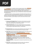 NCM 101A 13 Areas of Assessment