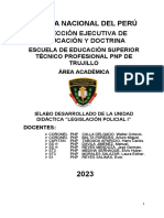 Legislación Policial