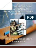 Procedimiento para Garantizar Los Derechos Laborales en Costa Rica