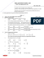 Ii Pu Revision - Model Question Paper 2023 (Amd)