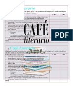 Café Literario - Pauta