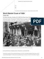 Stock Market Crash of 1929 - Federal Reserve History