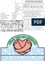 Dia Do Abraço - Atividade, Coroa, Moldes Painel e Cartão