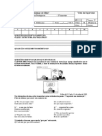 Diminuida Prova 9 - A 3° BIMESTRE