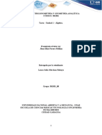 ALGEBRA TRIGONOMETRIA Y GEOMETRIA ANALITICA Tarea - 1 - 301301 - 1145 Laura Merchan)