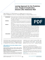 Hassan2022 Novel Machine Learning Approach For The Prediction of Hernia Recurrence, Surgical Complication, and 30-Day Readmission After Abdominal Wall Reconstruction