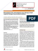 Mesenchymal Stem Cell Mediated Cancer Therapy Cryovida