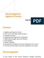 1-Vector Analysis-Algebra and Basics of Vector SY 2020-2021 - ECE