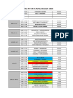 Jadwal Inter School League 2023.