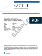 Maci II Sample Interpretive Report Female With Scale Abbreviations