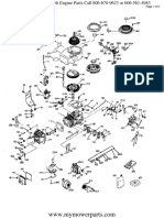 Tecumseh Engine Parts Manual OHV130 203836E