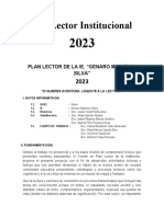 Plan Lector de La I.E. Genaro Martínez Silva